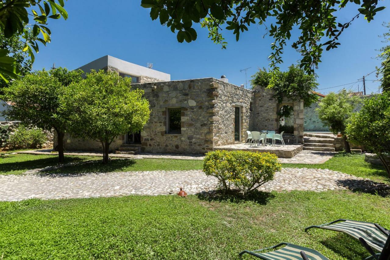 Muazzo Creta Stone House, Nature Escape With Pool, By Thinkvilla Pigi  Exterior photo