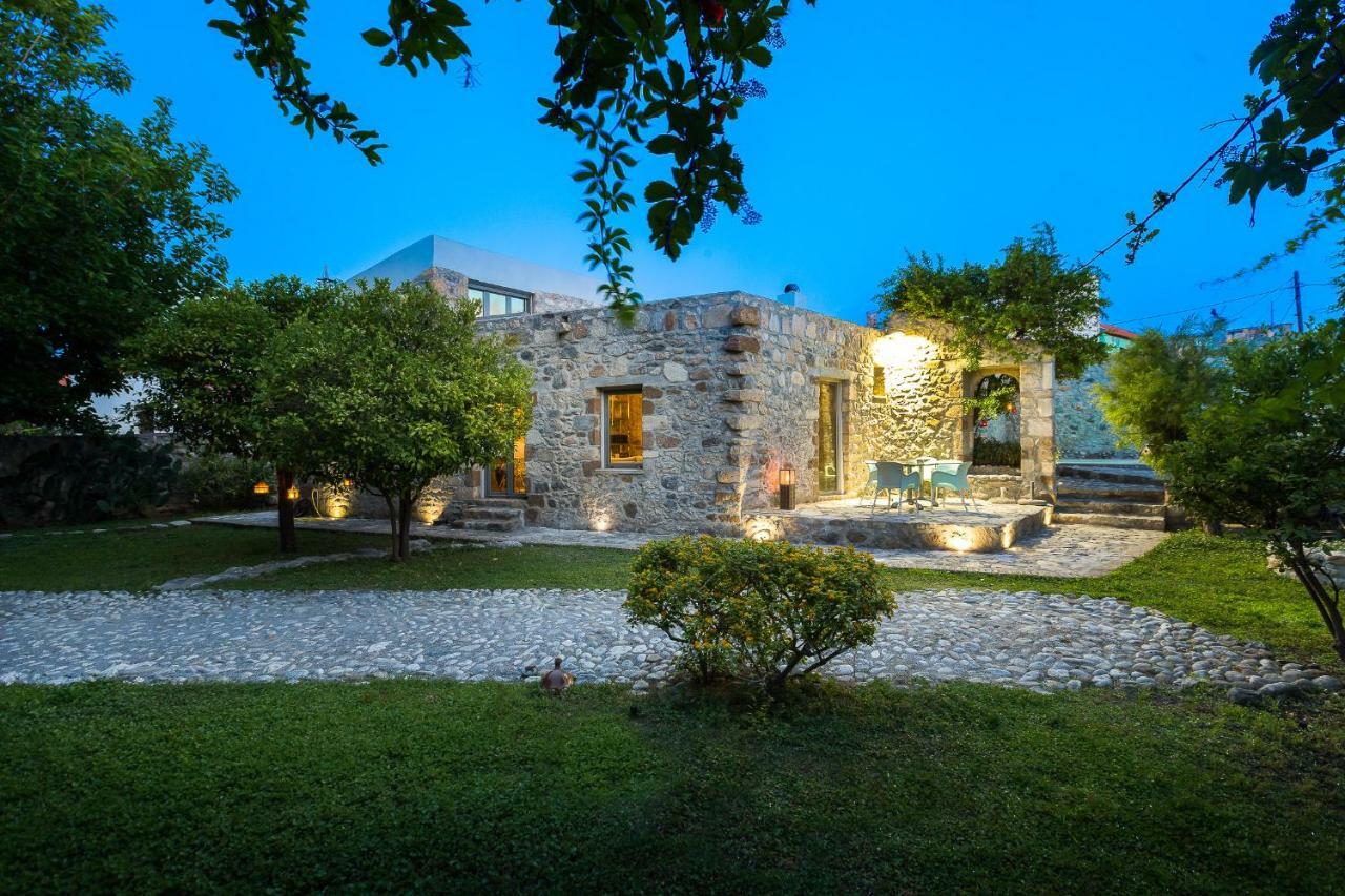 Muazzo Creta Stone House, Nature Escape With Pool, By Thinkvilla Pigi  Exterior photo